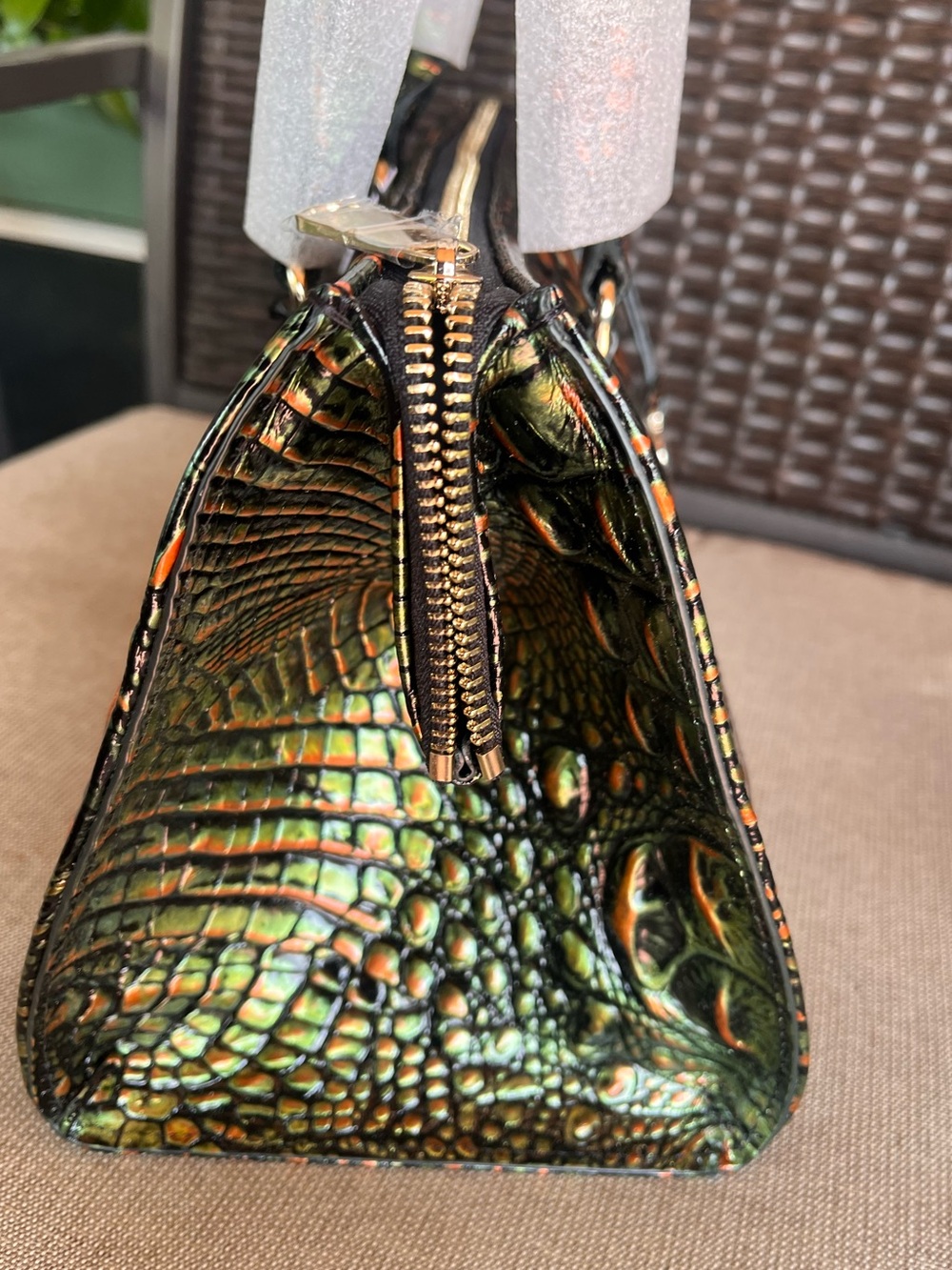 NWT BRAHMIN SOPHIA in SAMBA Melbourne Satchel - Picture 9 of 17